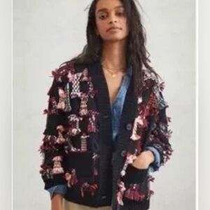 ⭐️Moth By Anthropologie Fringed Cardigan⭐️